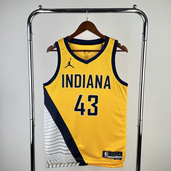 Maillot de Basket #43 Siakam Indiana Pacers Jaune